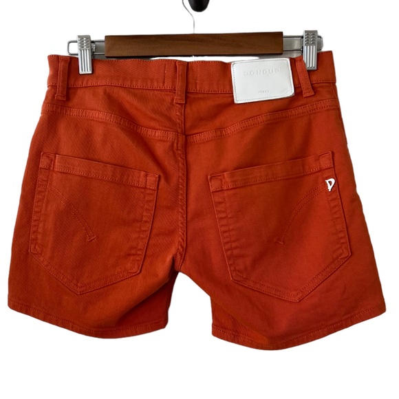Dondup Button Fly Denim Shorts In Cinnamon Size 26 - Picture 8 of 16